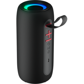 VIBE - Enceinte BT lumineuse étanche 10W Noir