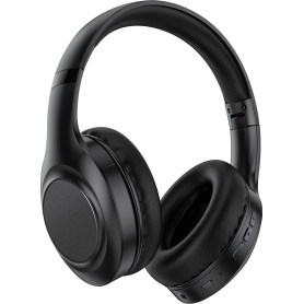 FEELMUSIC - Casque sans fil cicum auriculaire Noir