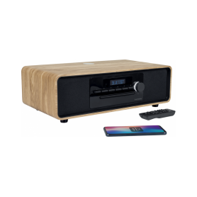 Combo Radio CD / MP3 /USB / BT Induction 60W Bois