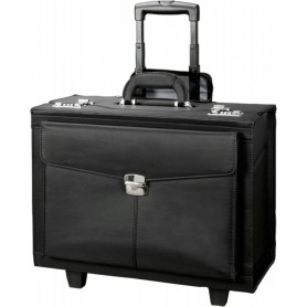 Alassio Valise pour pilote \"ROCCA II\", microfibre, noir