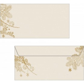 sigel Enveloppe motif de Nol \"Golden Christmas\"