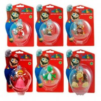 Lot de 12 - NINTENDO - Nintendo – Super Mario – 1 Mini Figurine 5 cm – Modèle Aléatoire