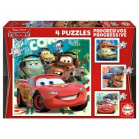 EDUCA BORRAS - Educa - 14942 - Puzzle - Progressif Cars 2, 4 Puzzle