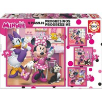 EDUCA BORRAS - Educa BorrAs Mickey Top Départ Puzzle Progressif Minnie & The Happy Helpers, 17630