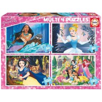 EDUCA BORRAS - Educa BorrAs Princess Multi 4 in 1 Disney Princesses, 17637