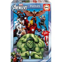 EDUCA BORRAS - Educa - 15933 - Puzzle Classique - Avengers - 200 Pièces