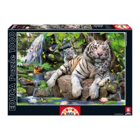 EDUCA BORRAS - Educa - 14808 - Puzzle Classique - Tigres Blancs du Bengale