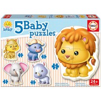 EDUCA BORRAS - Educa - 14197 - Puzzle - 24 Mois Animaux Sauvages