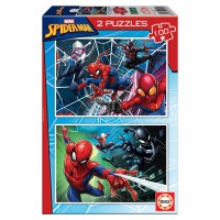 EDUCA BORRAS - Spider Man puzzle 2x100pcs 