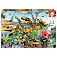 EDUCA BORRAS - Puzzle de dinosaures 500pcs 