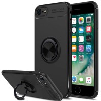 Alpexe Coque pour iPhone 11 Pro/XS/S Noire pivotant à 360 degrés TPU et aimants pour Voiture 