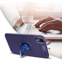 Alpexe Coque avec Bague iPhone 11 Pro Max/ XS Max 360° Support Voiture Magnetique Couleur Bleu