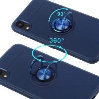 Alpexe Coque Bleu Support voiture Aimant pour iPhone 11 Pro Max/ XS Max 