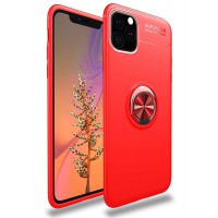 Alpexe Coque Rouge Support voiture Aimant pour iPhone 11 Pro Max/ XS Max 