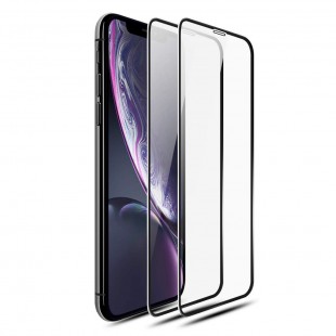 Lot de 2 : Alpexe Verre Trempé pour iPhone 11 PRO Max/ iPhone XS Max (6.5"), Pack de 2 Film Protection écran Noirs- Anti Rayures