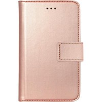 BIGBEN Etui universel cuir Taille XS - Rose métal