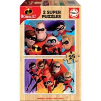 DISNEY Les Indestructibles 2 - 2x25 pieces