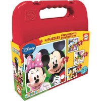 EDUCA - Malette Puzzles Progressifs MICKEY