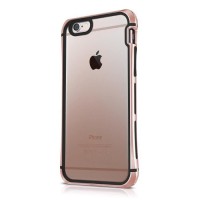 It Skins Coque Arriere Toxik Contour Aluminium Iphone6/6S - Or Et Rose