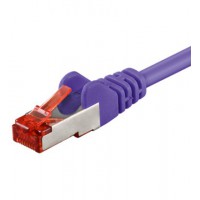 CAT 6-100 SSTP PIMF VIOLET 1m