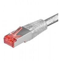 CAT 6-050 SSTP PIMF TRANSPARENT 0.50m