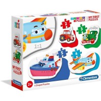 MON PREMIER PUZZLE 3-6-9-12 pieces - Moyens de transport