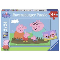 PEPPA PIG Puzzle Vie famille 2x24 pcs