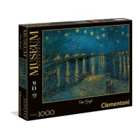 PUZZLE Collection Museum 1000 pieces - Van Gogh Nuit étoilée sur le Rhône