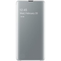 Samsung Clear View cover S10+ Blanc