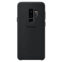 Samsung Coque en Alcantara S9+ Noir