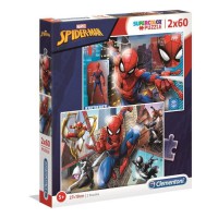 SPIDER MAN Puzzle 2x60 pieces