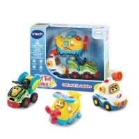 VTECH - TUT TUT BOLIDES - Coffret Trio Loisirs (Avion + Formule 1 + Bus)