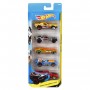 HOT WHEELS - Coffret de 5 Voitures - Modele Aléatoire