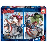 EDUCA Puzzle 2x 500 pieces Marvel mania - Avengers