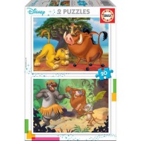 EDUCA - puzzle 2x20 Disney Animals