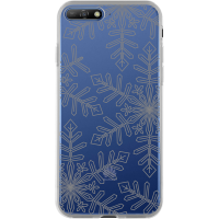 Coque souple Flocons de Neige pour Huawei Y6 2018