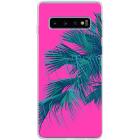 Coque rigide Fushia Jungle pour Samsung Galaxy S10 