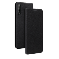 Etui folio noir pour Huawei P Smart S