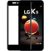 Protège-écran en verre trempé 2.5D contour noir pour LG K9