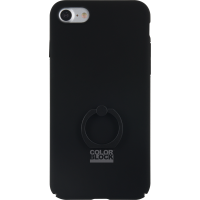 Coque rigide avec bague intégrée Colorblock noire pour iPhone 6/6S/7/8