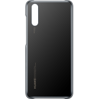 Coque rigide noire translucide Huawei pour P20 