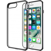 Coque rigide Itskins Venum contour noir et argentée pour iPhone SE (2020)/8/7/6S