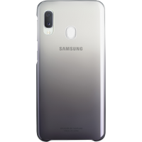 Coque rigide dégradée noire et transparente Evolution Samsung Galaxy A20e A202