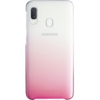 Coque rigide dégradée rose et transparente Evolution Samsung Galaxy A20e A202