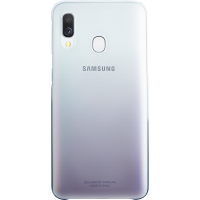 Coque rigide dégradée grise et transparente Evolution Samsung pour Galaxy A40