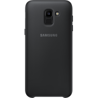 Coque rigide Samsung noire EF-PJ600CB pour Galaxy J6 J600 2018 Protège l'arrière