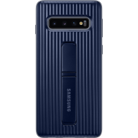 Coque rigide renforcée Samsung EF-RG973CB bleu noir pour Galaxy S10 G973