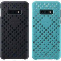 Coque rigides perforée noire et bleue EF-XG970CB Samsung pour Galaxy S10e G970