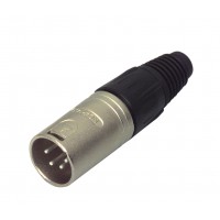 Connecteur XLR XLR Mâle Argent