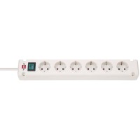 Brennenstuhl Bremounta Extension Socket 6-way white 3m H05VV-F 3G1.5